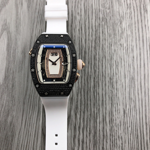Reloj de Lujo para Mujer, de Acero Inoxidable, con Diamantes, Mecánico, con Fecha <span class=keywords><strong>Grande</strong></span>, Superluminoso, Moderno - Product Image 1