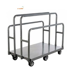 Bền thép không gỉ siêu thị xe đẩy di chuyển có thể gập lại bốn bánh xe cuộn <span class=keywords><strong>container</strong></span> để bán - Product Image 1