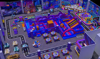 Conception de modèles 3D personnalisés, équipement de terrain de jeu intérieur pour enfants, professionnel, durable et sûr, à grande échelle