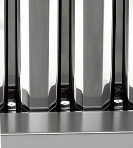 CUBICA BALANCED WALL: el mejor diseño italiano de calidad del aire, campana de acero inoxidable para cocinas profesionales de hoteles y restaurantes - Product Image 2