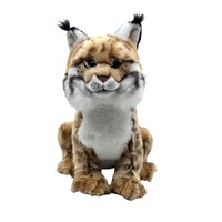 Adorable peluche réaliste Lynx, conception personnalisée et écologique pour les enfants pour la Saint-Valentin