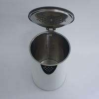 Bouilloire Électrique Sans Fil en Acier Inoxydable à Double Paroi 1,8 L, Ébullition Rapide, Arrêt Automatique, Protection Contre l'Ébullition à Sec, 1500 W, pour Usage Domestique