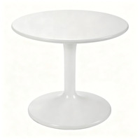 Table basse de réception minimaliste commerciale, table d'appoint carrée et ronde pour bureau, hôtel, salon, salle d'attente