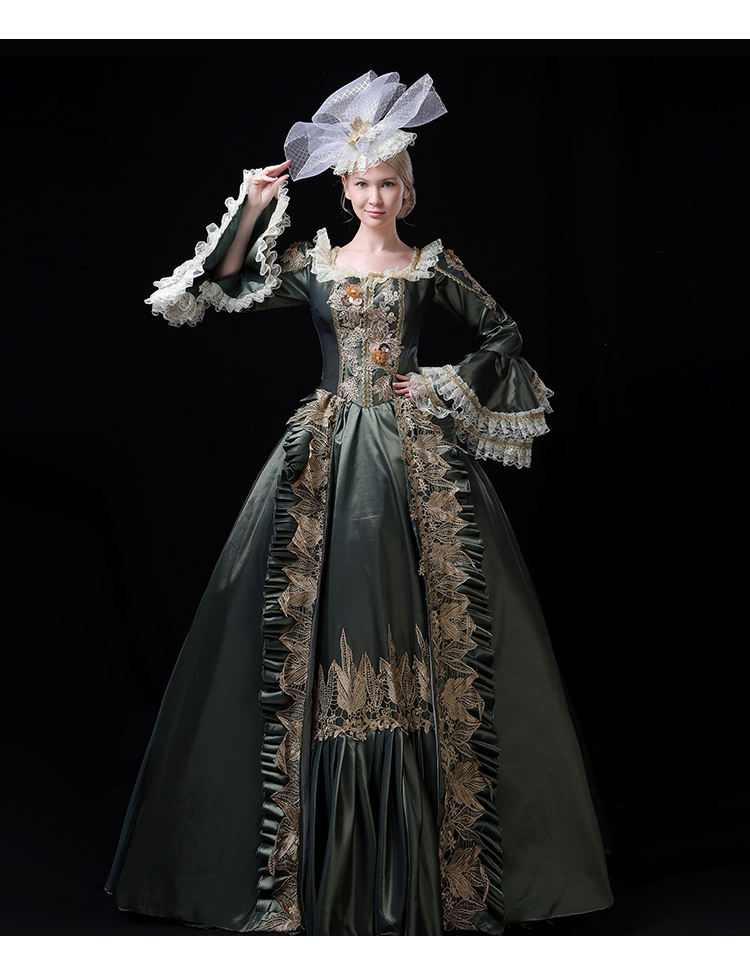 Custom Made Victorian Era Dress Marie Antoinette Ball Costume Odm