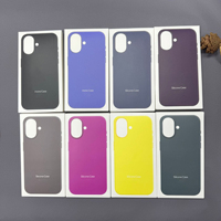 Étui de téléphone magnétique en silicone liquide de luxe pour iPhone 16 17 Pro Max, compatible avec la charge sans fil, avec boîte d'emballage
