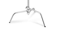 Trépied pliable en acier inoxydable de 3.3M pour Studio de photographie Magic Leg c-stand pour Spot lumineux, boîte à lumière, lampe Flash