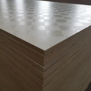 12mm/15mm/18mm, contreplaqué laminé en mélamine, noyau de bois dur 11 plis ou noyau de popeline