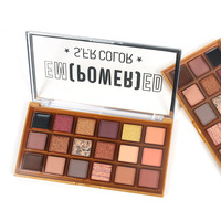 Charme Beauté Maquillage Shimmer Glitter Fard À Paupières Imperméable Durable 18 Couleurs Palette D'ombres À Paupières