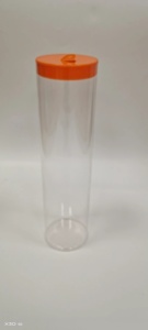 Tùy chỉnh rõ ràng ống nhựa bao bì trong suốt Son môi <span class=keywords><strong>container</strong></span> r Sử dụng cho hàng thủ công 4-Pack Bóng Trong Suốt Ống - Product Image 3