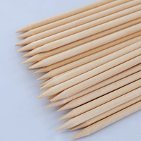 Brochettes en bois pointues, pics à nourriture, finition polie, durables, multifonctions, jetables, biodégradables, écologiques, portables pour