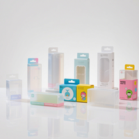 Boîte cadeau pliable en plastique PET, boîte transparente en PVC, boîte de présentation transparente pour l'emballage de cadeaux, d'artisanat et de cosmétiques