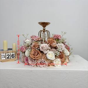 Couronnes artificielles en soie de qualité supérieure DKB faites à la main pour les décorations de mariage et de rentrée scolaire en intérieur/extérieur - Product Image 2