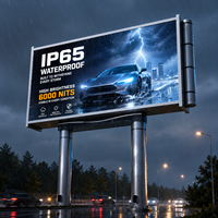 P5 Outdoor LED-Anzeigetafel 6000 Nits IP65 Wasserdicht HDR-Unterstützung Sonnenlicht-Lesbar 1 Jahr Garantie Werbedisplay Vollbild