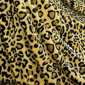 Mantas de lana con estampado de leopardo, cobijas de viaje suaves y esponjosas de felpa ligeras - Product Image 6
