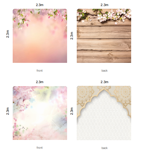 New Arrivals Vivid Color 250GSM Polyester Warp Knitted Fabric Photography Stand Foldable Wedding Background Canvases for Event