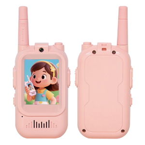 <span class=keywords><strong>Walkie</strong></span> <span class=keywords><strong>Talkie</strong></span> para Niños, Paquete de 2, Alcance de 300 m, Cámara en Vivo, Cambiador de Voz, Recargable por USB, Regalo de Navidad para Niños y Niñas de 3 a 12 Años - Product Image 5