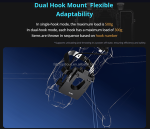 CZI TH2 Sistema de liberación Airdrop de doble gancho de 2 etapas para DJI Matrice 4T/4E Drone Ideal para logística de rescate de emergencia Lanzador M4T - Product Image 2