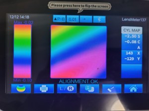 เครื่องวัดสายตาอัตโนมัติแบบหน้าจอสัมผัส 7 นิ้ว พร้อมไฟทดสอบสีฟ้า-เขียว เครื่องวัดโฟกัสแบบดิจิตอล อุปกรณ์ตรวจวัดสายตา เครื่องวัดเลนส์อัตโนมัติ - Product Image 5