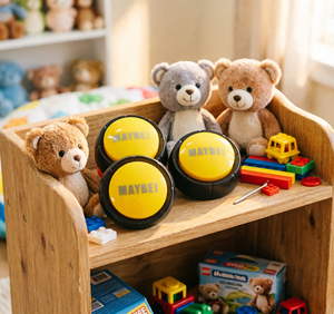 Bouton Sonore <span class=keywords><strong>MAYBE</strong></span> Personnalisé en Gros Direct Usine, Jouet Amusant à Presser, Cadeau Promotionnel pour Enfants et Entraînement d'Animaux de Compagnie - Product Image 4