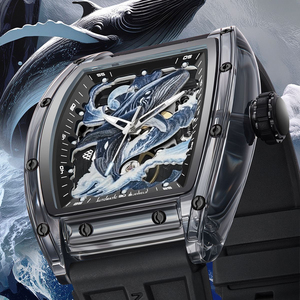 Nouvelle montre mécanique automatique Monster Kunpeng de luxe, style hip-hop, creuse, personnalisée, tendance, étanche et lumineuse. - Product Image 1