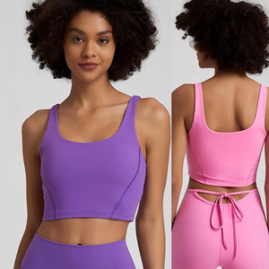 Running Training Yoga Plus Size U Back Sports Bra Crop Top High Waist <strong>Leggings</strong> Tights Four-Way Stretch Gym Sets <strong>for</strong> <strong>Women</strong> - Product Image 1