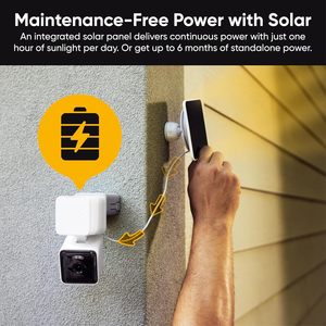 Solar Cam Pan 4 Pack Flagship Model Security <b>Cameras</b> <b>Wireless</b> <b>Outdoor</b> 2K 360 Pan-Tilt Battery Powered 2.4GHz Wi-Fi Home WYZESCPW - Product Image 2