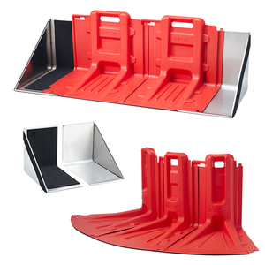 Barrera de inundación de agua para barreras de inundación temporales residenciales Barrera de prevención de inundación de plástico en forma de L - Product Image 1