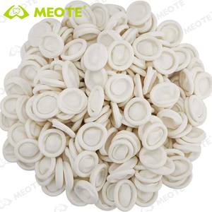 MEITE MEDICAL, 100 Uds., herramienta duradera antideslizante para odontología, juegos de dedos desechables, Protector Dental de goma, juegos de dedos de látex - Product Image 1