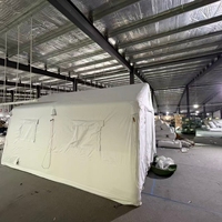 Tenda Penyelamat Tiup Berkualitas Tinggi 600D Oxford untuk Keadaan Darurat Luar Ruangan, 38USD/sqm 10-100sqm, 35USD/sqm 100-1000sqm