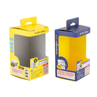 Emballage personnalisé pour chargeur de téléphone portable, impression, boîte en papier avec crochet de suspension, boîte pour produits électroniques grand public