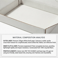 Caja de Embalaje de Papel Blanco Personalizada, Caja de Cartón Plegable para Ropa, Caja de Embalaje para Camisas y Regalos