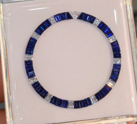 Lunette de montre de luxe en diamant de laboratoire taille baguette arc-en-ciel, pièces de rechange personnalisées pour lunette de montre incrustée de diamants pour montre-bracelet