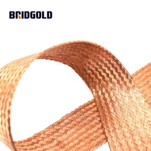 30AWG Đóng Hộp Đồng Phẳng <span class=keywords><strong>Braid</strong></span> Đồng Trần Bện Ống Bện Dây Đồng Giá Bán Buôn - Product Image 2