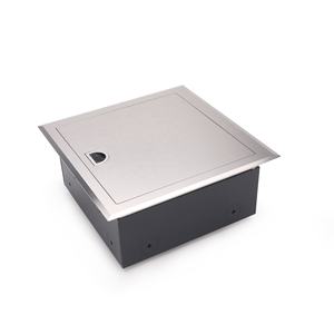 Boîtier de sortie au sol en acier inoxydable IP66 avec couvercle encastré pour installation de luxe dans les bureaux et les hôtels - Product Image 3