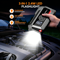 Fabricant OEM&ODM – Démarreur de batterie portable 4-en-1 avec compresseur d'air, booster de démarrage 12V pour voiture et batterie externe avec pompe à air