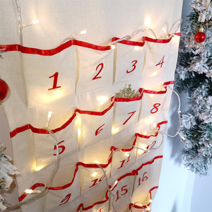 <span class=keywords><strong>Calendrier</strong></span> <span class=keywords><strong>de</strong></span> <span class=keywords><strong>l</strong></span>'<span class=keywords><strong>Avent</strong></span> en tissu vide pour la décoration <span class=keywords><strong>de</strong></span> Noë<span class=keywords><strong>l</strong></span> à la <span class=keywords><strong>maison</strong></span>, compte à rebours <span class=keywords><strong>de</strong></span> Noë<span class=keywords><strong>l</strong></span>, best-seller - Product Image 5