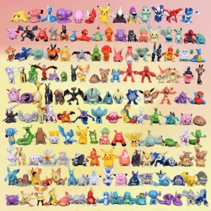 144 types de figurines Pokémon non répétées, figurines Pokémon en boîte aveugle, figurines Pokémon en <span class=keywords><strong>boule</strong></span>, figurines miniatures - Product Image 2