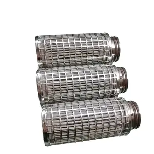 Schnelle Lieferung PM-40-DOE-10/PM40DOE10 kundenspezifischer Kerzenfilter aus Schmelzmetall edelstahl 20 Um Kerzenfilter aus Schmelzmetall