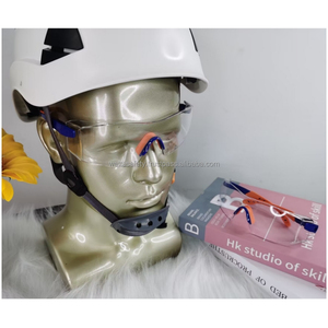 WELTA UV400 ANSI Z87.1 Matériau PC certifié CE Demi-monture transparente réglable anti-rayures anti-buée Lunettes de sécurité oculaires confortables - Product Image 6