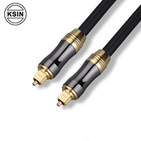 Toslink — câble Audio optique plaqué or, 1m 1.5m 2m 3 m 5m 10m SPDIF MD, DVD, plaqué or, Fiber