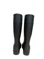 Bottes de pluie noires à prix réduit Bottes en plastique pour la pluie Bottes de pluie à prix réduit pour hommes