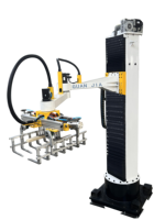 Système de bras robotique intelligent à colonne unique, entièrement automatique et à haute efficacité, pour le recyclage du plastique, pour le conditionnement de boîtes en carton, sacs, palettes et produits alimentaires en PP et PE