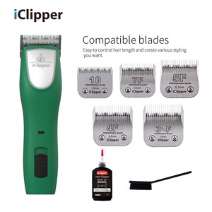 Iclipper-PRO1 Elektrischer Tiertrimmer Wiederaufladbare Hundehaarschneidemaschine mit A5 Abnehmbarer Edelstahlklinge für Katzen - Product Image 2