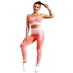Hlikb — pantalon serré de yoga pour femmes, vêtements de sport, type imprimé léopard, combinaison de fitness, nouvelle tenue