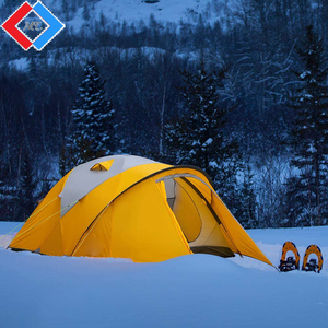 เต็นท์แคมป์ปิ้งกลางแจ้ง OEM 4P แบบกำหนดเอง กันน้ำ ระบายอากาศได้ดี เต็นท์ภายในกว้างขวาง น้ำหนักเบา พกพาสะดวก เหมาะสำหรับครอบครัว - Product Image 5