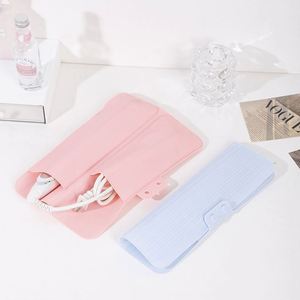 Bolsa de Almacenamiento de Silicona Plegable Resistente al Calor para Herramientas de Maquillaje y Rizadores de Pelo, Ideal para Uso Diario de Mujeres - Product Image 1