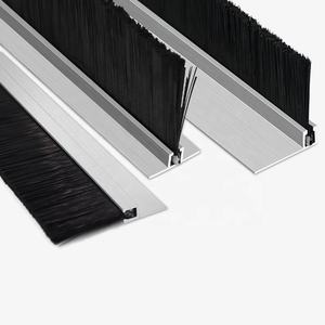 Industrial OEM Customized Size H-Type F-Type Wind-proof Dust-proof Bottom <strong>Door</strong> Sealing <strong>Brush</strong> Black Nylon <strong>Door</strong> <strong>Brush</strong> - Product Image 1