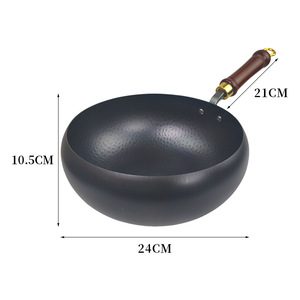 Cross Border Iron Wok Household Cooking Non Stick Induction Cooker Specific Big Belly Pot New Style Home Use - Product Image 2