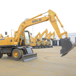 Mini-excavatrice multifonction SDLG E7150F à roues, excavatrice hydraulique à 4 roues, excavatrice télescopique à roues de 13 tonnes - Product Image 2
