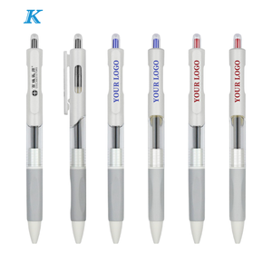 热卖定制印刷0.5毫米塑料中性笔速干为企业制造商的畅销书 - Product Image 1